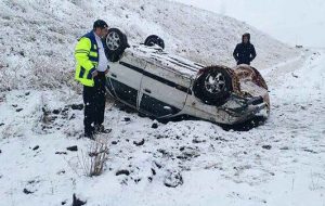 ۲۰۰ فقره تصادف خسارتی در روز برفی استان البرز ثبت شد