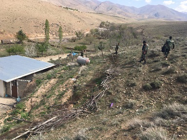 رفع تصرف از اراضی تخلفی در روستای شلمزار شهرستان ساوجبلاغ